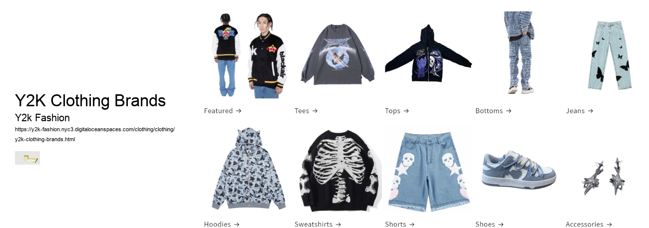 Y2K Clothing Brands